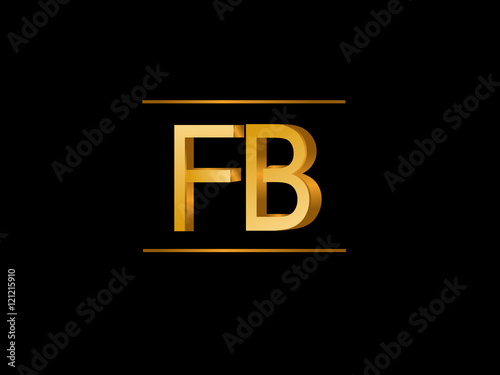 FB Initial Logo for your startup venture