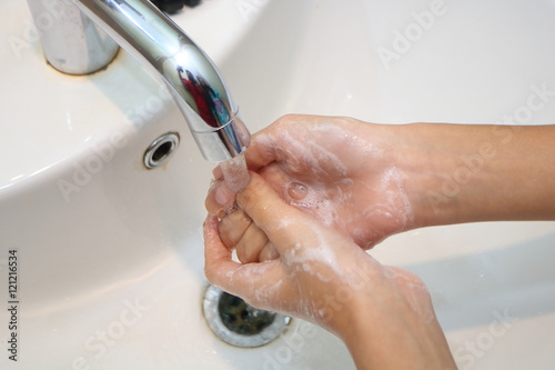 Close Up Hand Wash