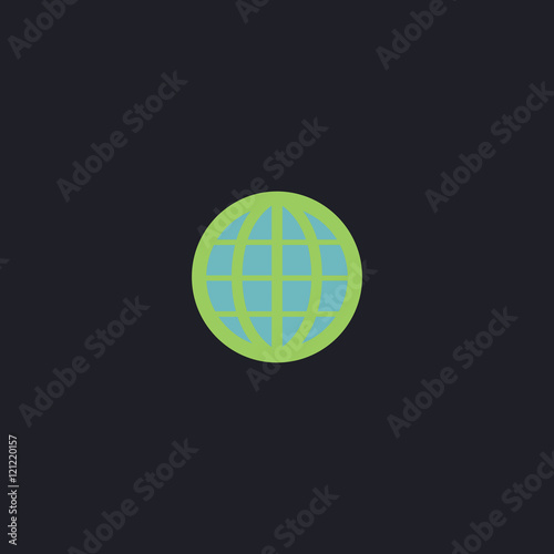 Earth Globe computer symbol