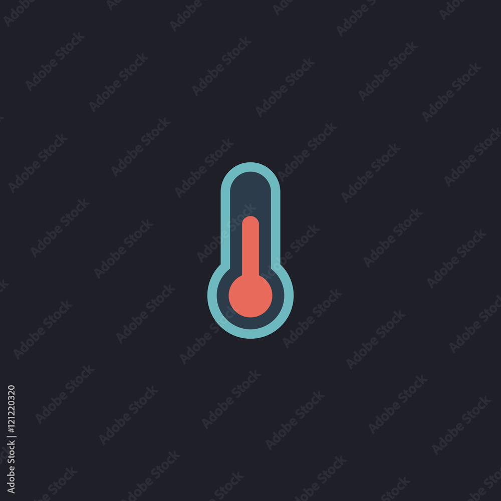 Thermometer computer symbol Thermometer computer symbol