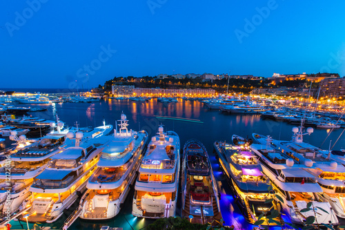 Tableau sur toile Port de Monaco