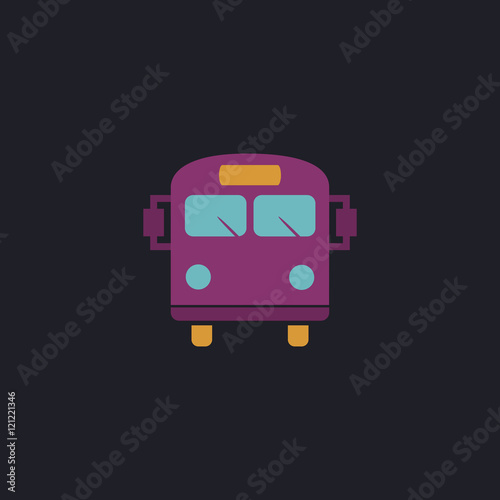 School Bus computer symbol
