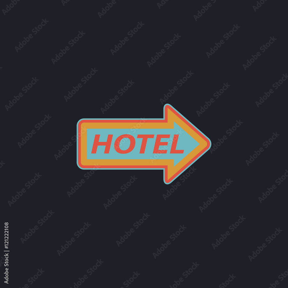 Hotel computer symbol