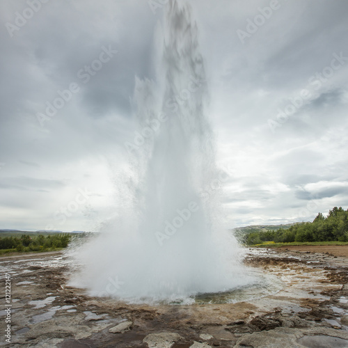 giant geyser in Iceland