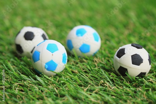 Soccer ball on field