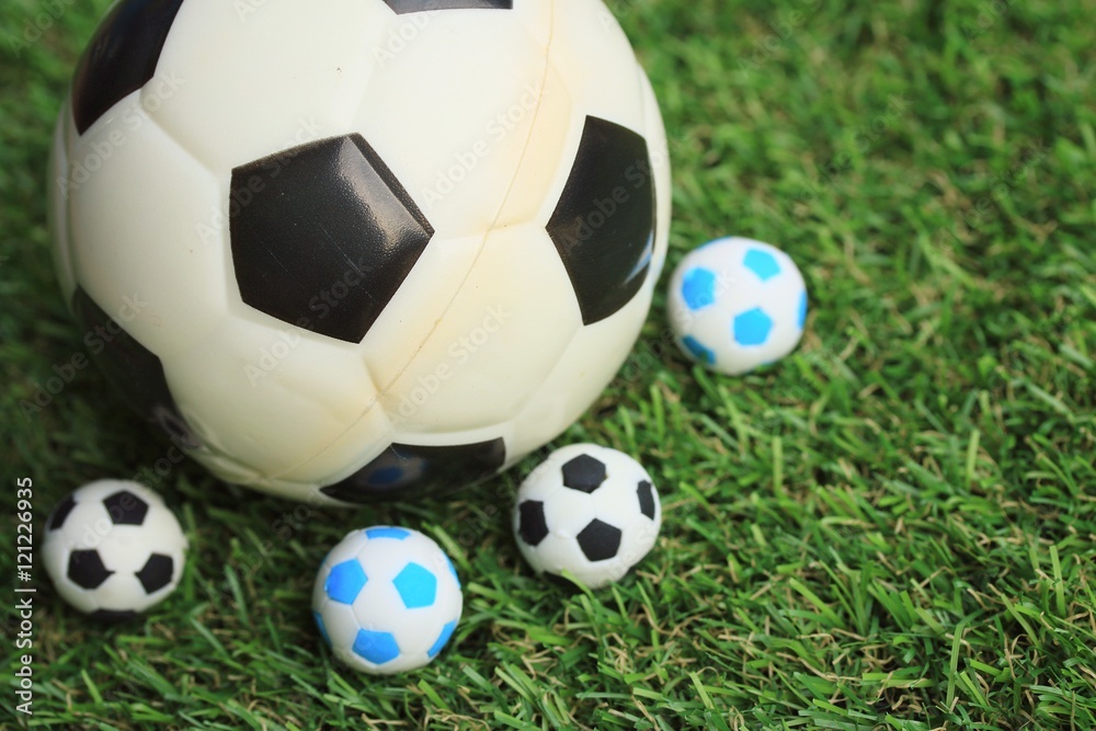 Soccer ball on field