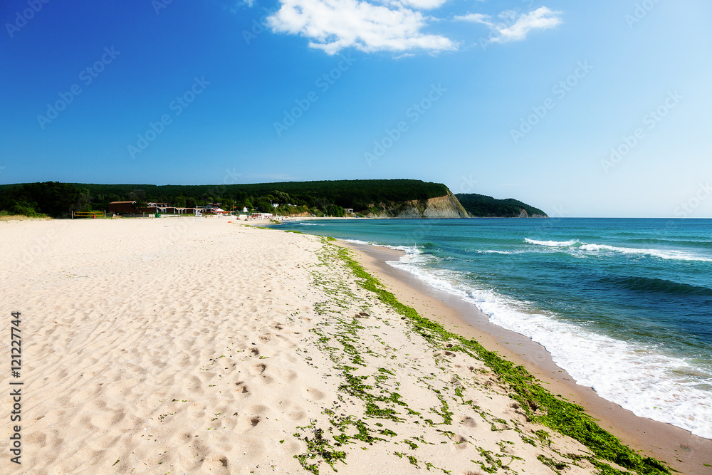 Sea coast in Bulgaria