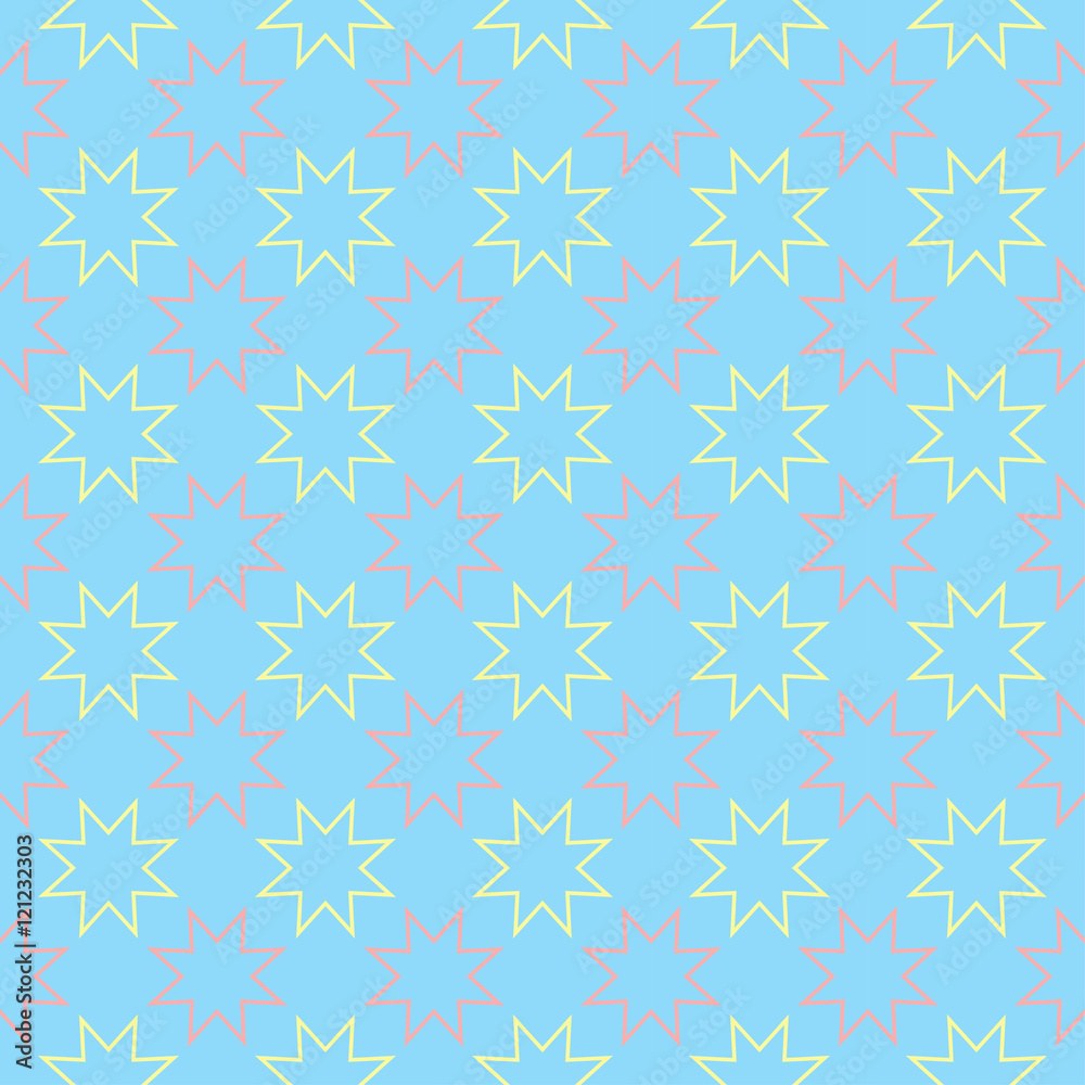 Seamless pattern of snowflakes Seamless pattern of snowflakes