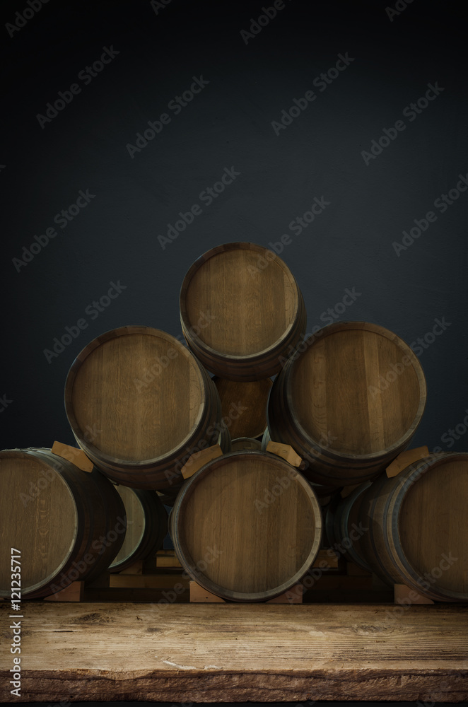 background of barrel