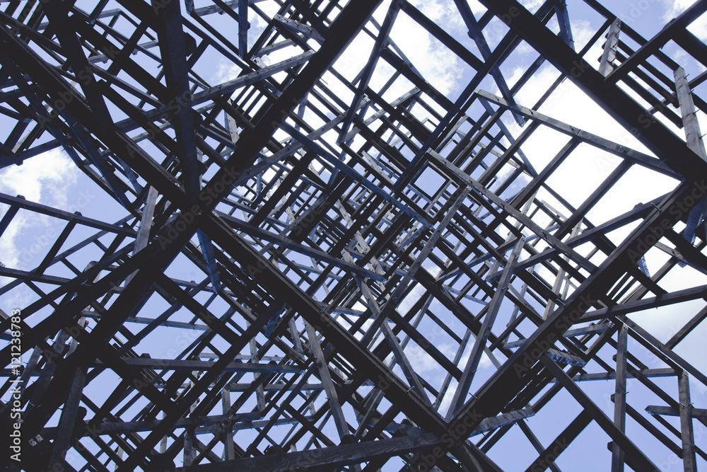 Chaotic structure. Abstract angular geometric texture Chaotic structure. Abstract angular geometric texture