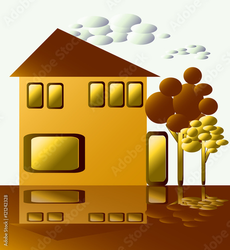 Golden House.