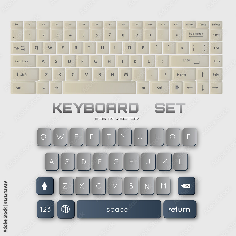 Compact computer keyboard and smarphone keyboard Compact computer keyboard and smarphone keyboard