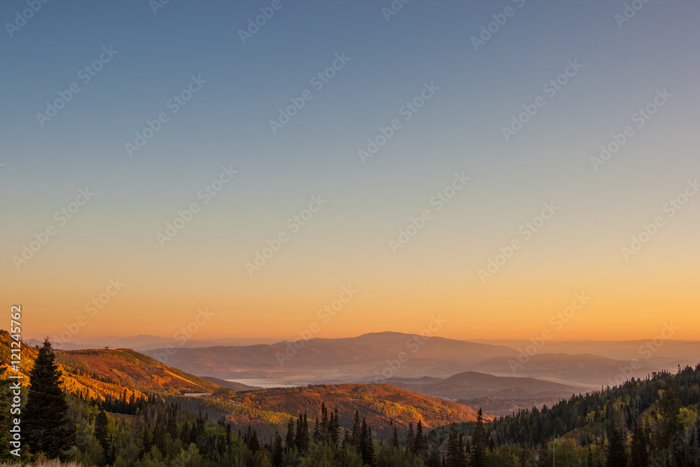 Obraz premium Mountain Sunrise