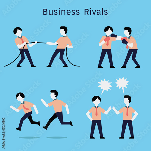 Business rivals set