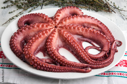 Pulpo cocido