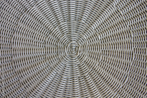 close up texture of a chair made of rattan thread