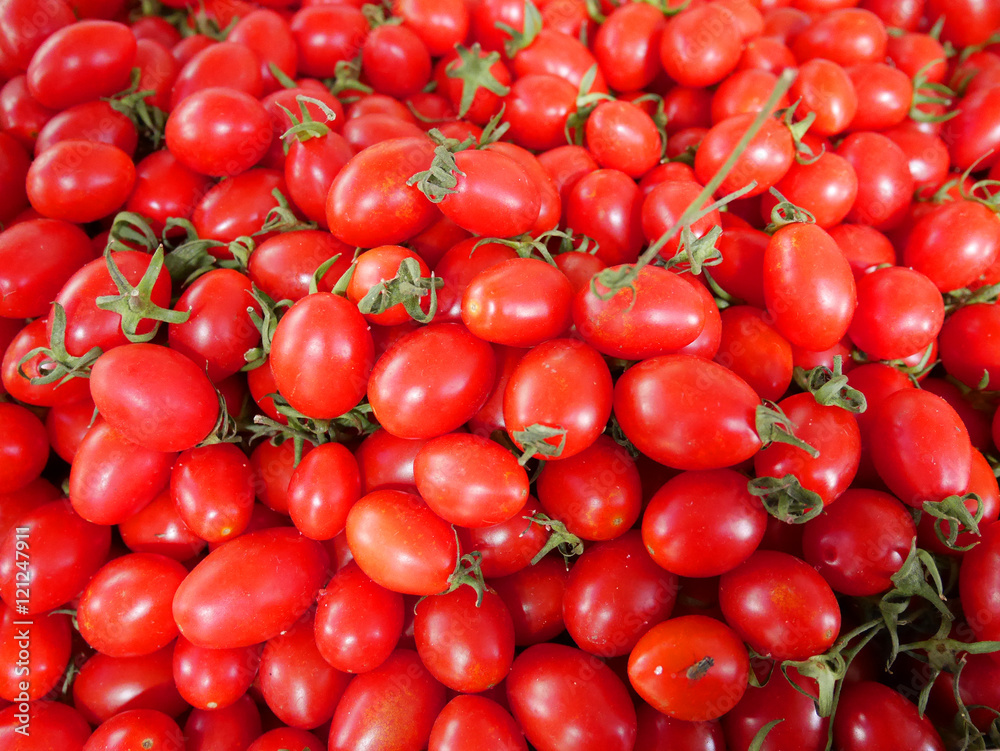 Fresh tomatoes background