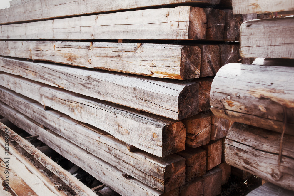 Wood stacked Wood stacked