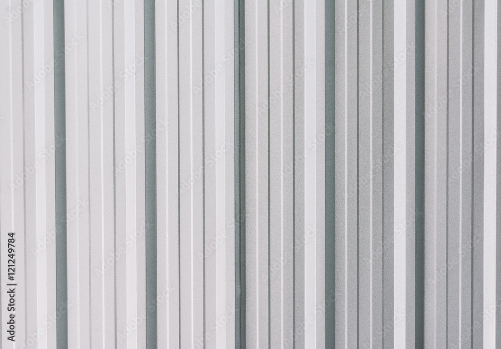 Wall of sheet metal Wall of sheet metal