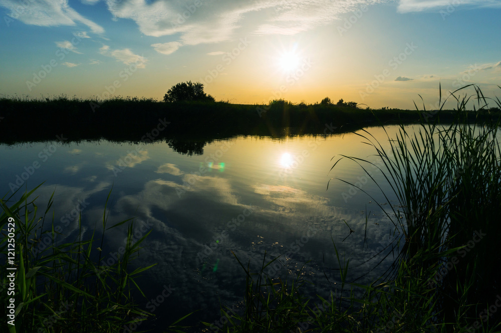Still lake water Still lake water