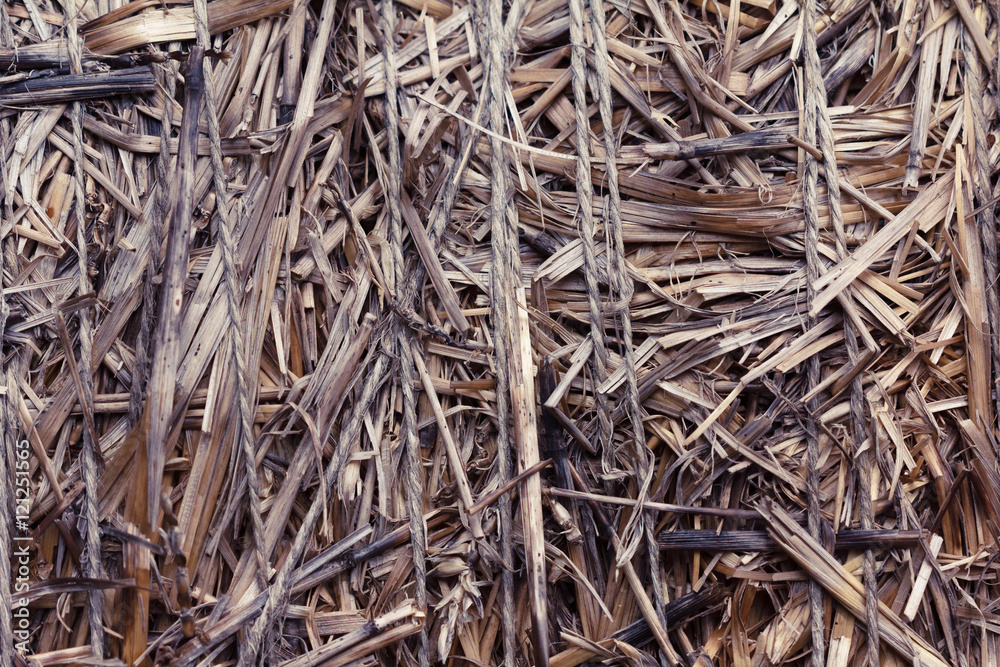 Closeup bale with compressed straw background. Closeup bale with compressed straw background.