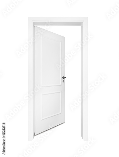 Weiße Tür