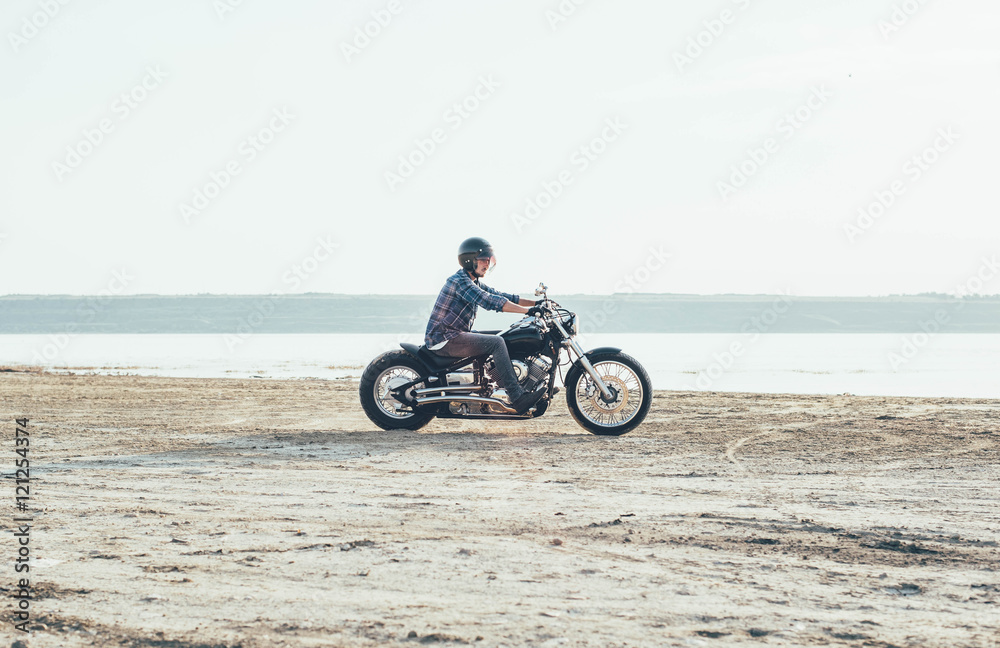 man riding motorcycle man riding motorcycle