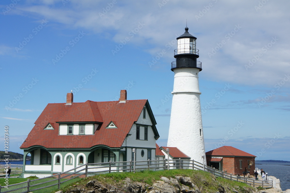 Lighthouse at Maine Lighthouse at Maine