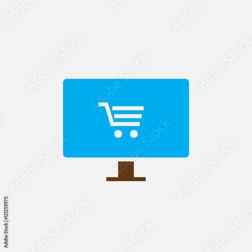 Online Store solid icon, shopping colorful vector illustration, pictogram isolated on white