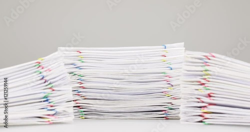 Wallpaper Mural Overload paperwork have dual blur pile document foreground time lapse Torontodigital.ca