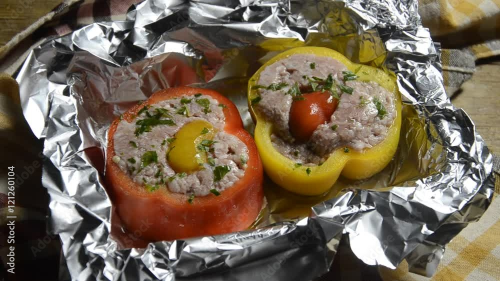 Stuffed peppers ớt nhồi Peperoni ripieni Nadziewane papryki Gefüllte ...