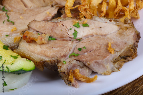 Czech cuisine - roasted pork
