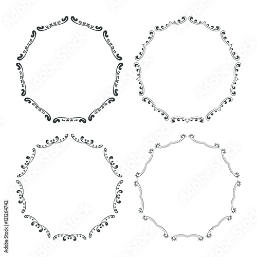 Frame lace ornament