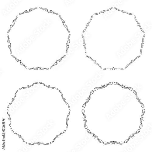 Frame lace ornament
