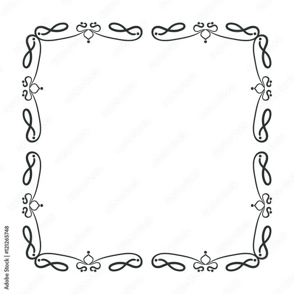 simple and elegant square frame design template simple and elegant square frame design template