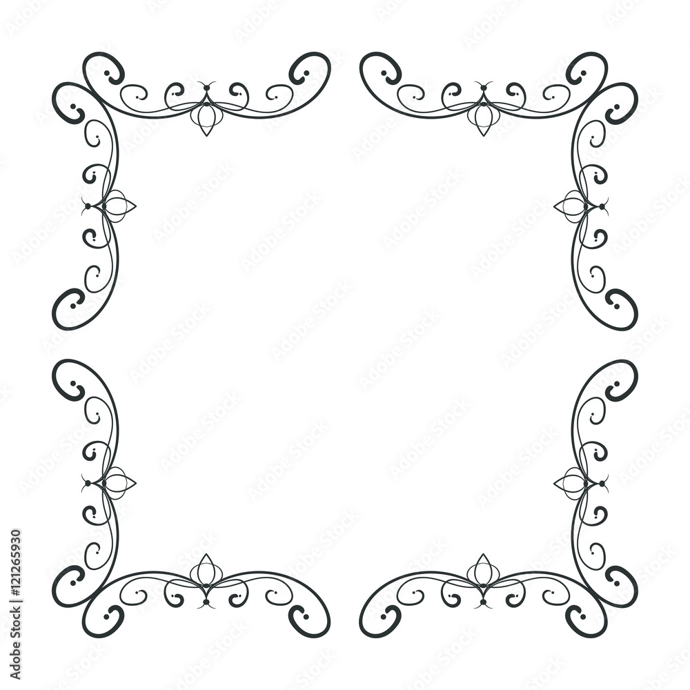 simple and elegant square frame design template simple and elegant square frame design template