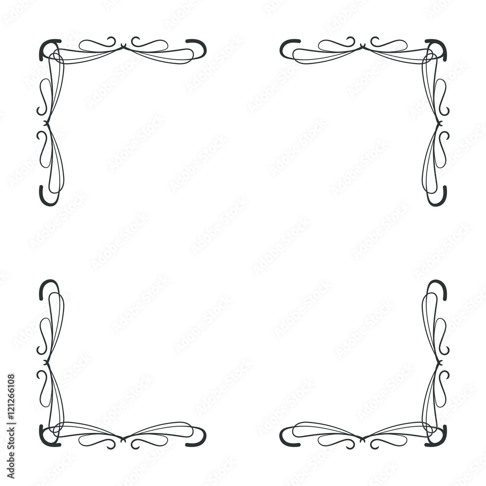 simple and elegant square frame design template simple and elegant square frame design template