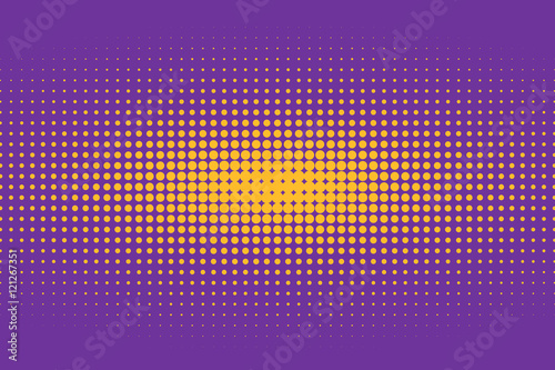 Abstract Creative concept vector comics pop art style blank layout template with clouds beams and isolated dots pattern on background. For Web and Mobile Applications, illustration template design
