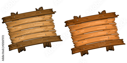 Brown wood plank wall texture background