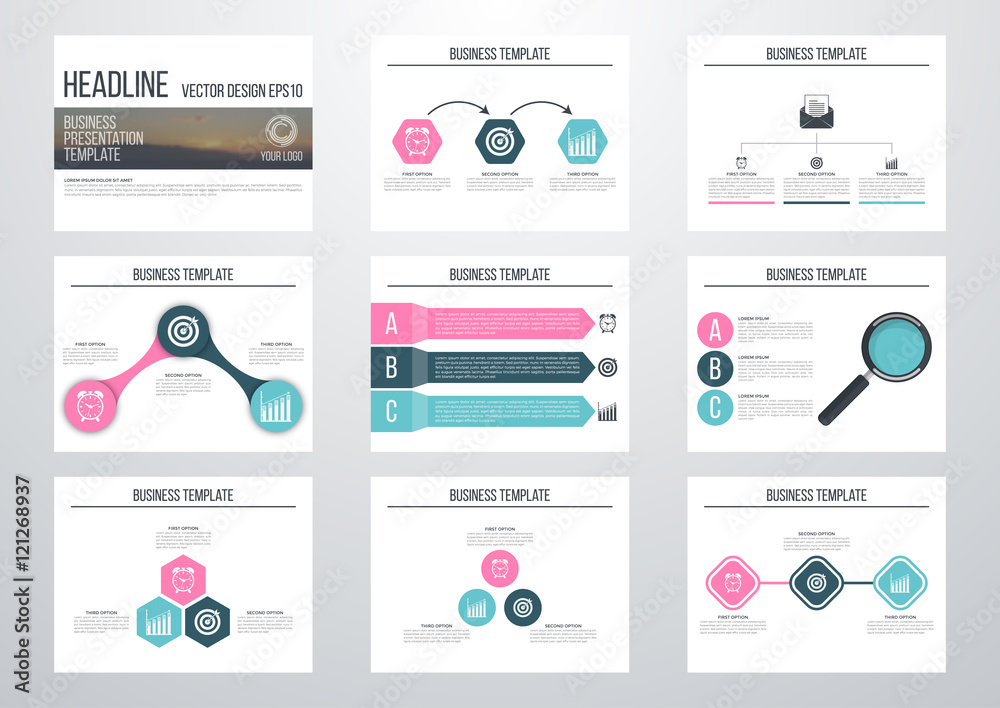 Set of infographic elements Set of infographic elements
