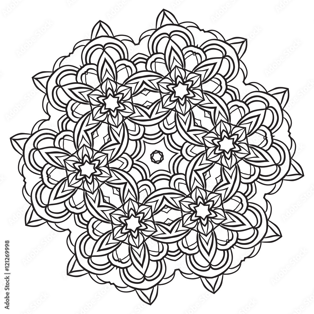 Lace ornament, mandala Lace ornament, mandala