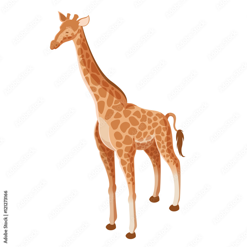 Isometric Giraffe icon Isometric Giraffe icon