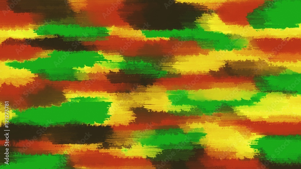 green red yellow and brown painting abstract background
