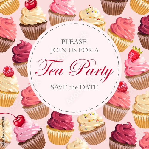 Tea party invitation