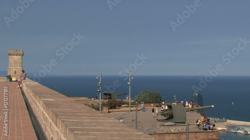 Wallpaper Mural Rooftop of Castell de Montjuic,Barcelona,Spain Torontodigital.ca