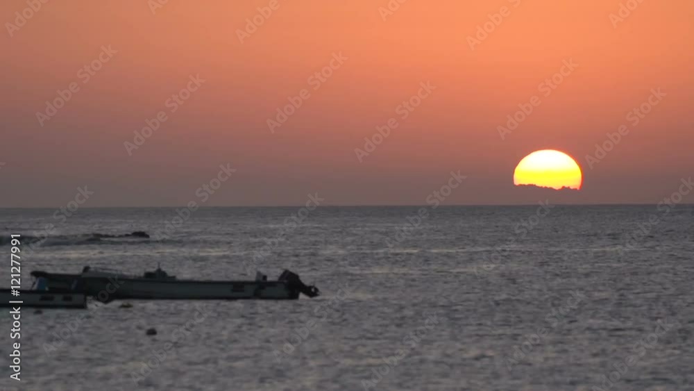 San Cristobal Sunset time lapse at the Galapagos Islands, Ecuador San Cristobal Sunset time lapse at the Galapagos Islands, Ecuador