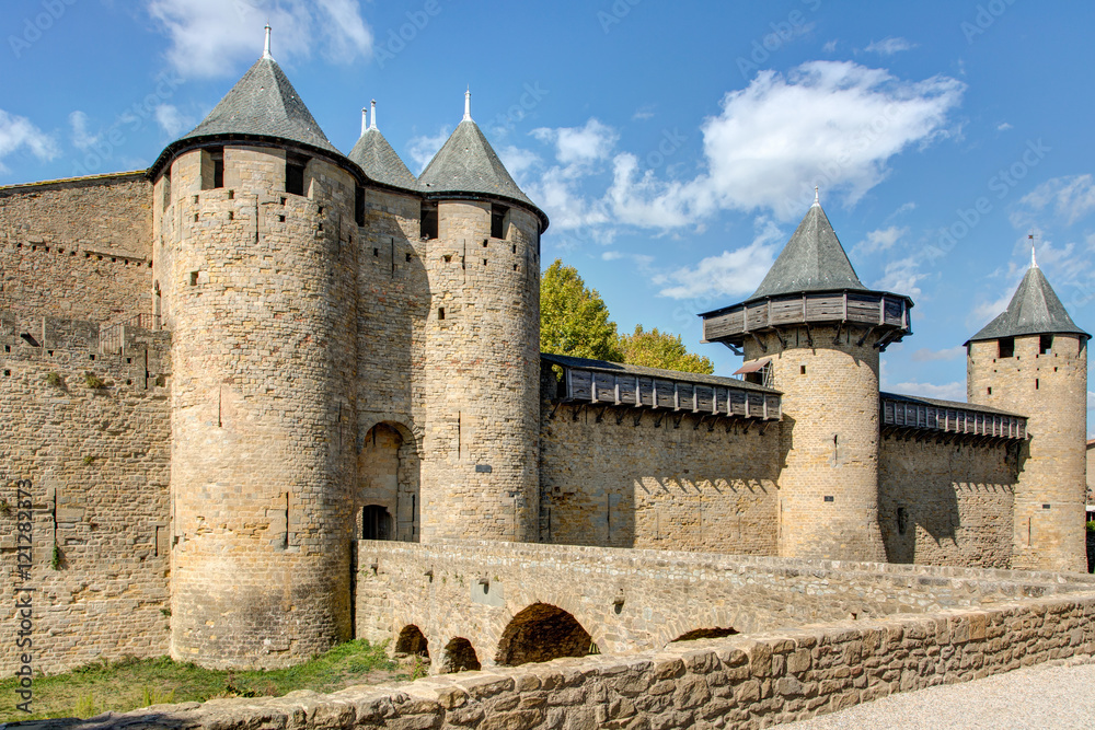Cité de Carcassonne - Le Château comtal - Aude Cité de Carcassonne - Le Château comtal - Aude