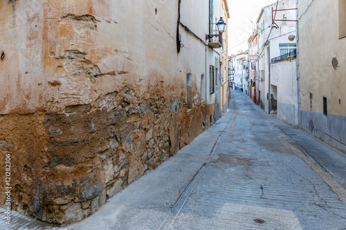 Old mountain town of Tivissa in the morning photo