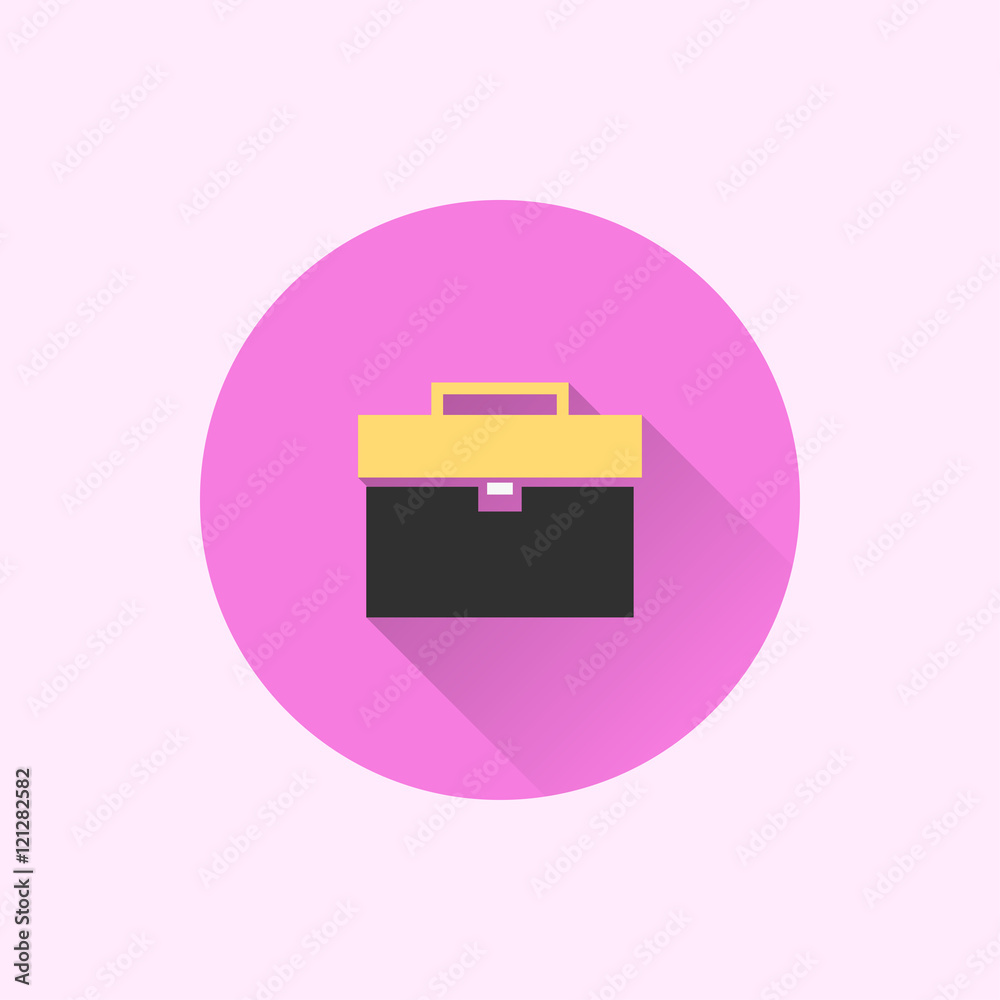 briefcase icon. flat style briefcase icon. flat style