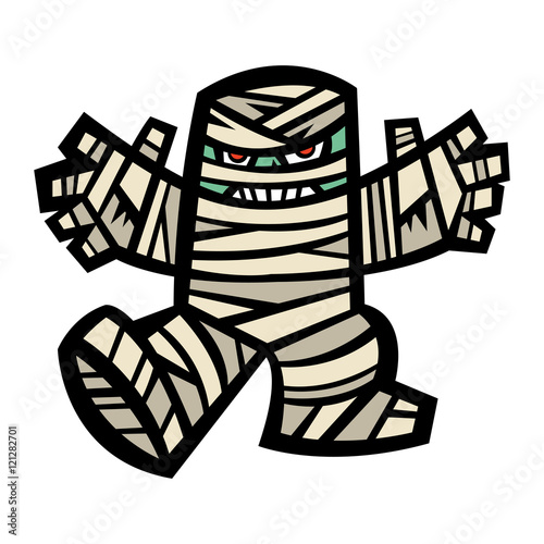 Spooky Mummy Character